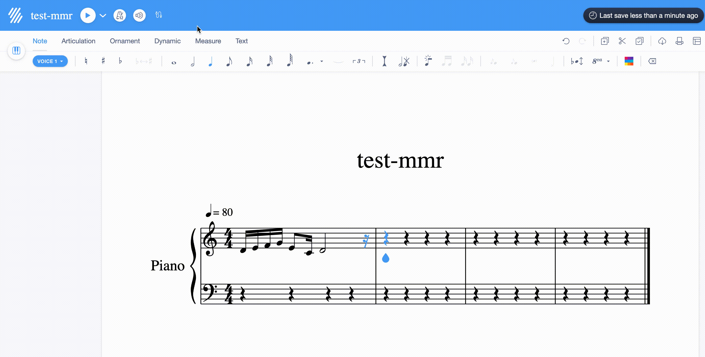 Add multimeasure rest