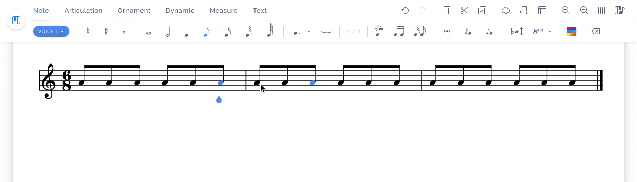 Automatic beaming rules