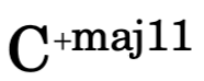 C+maj11