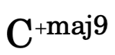 C+maj9