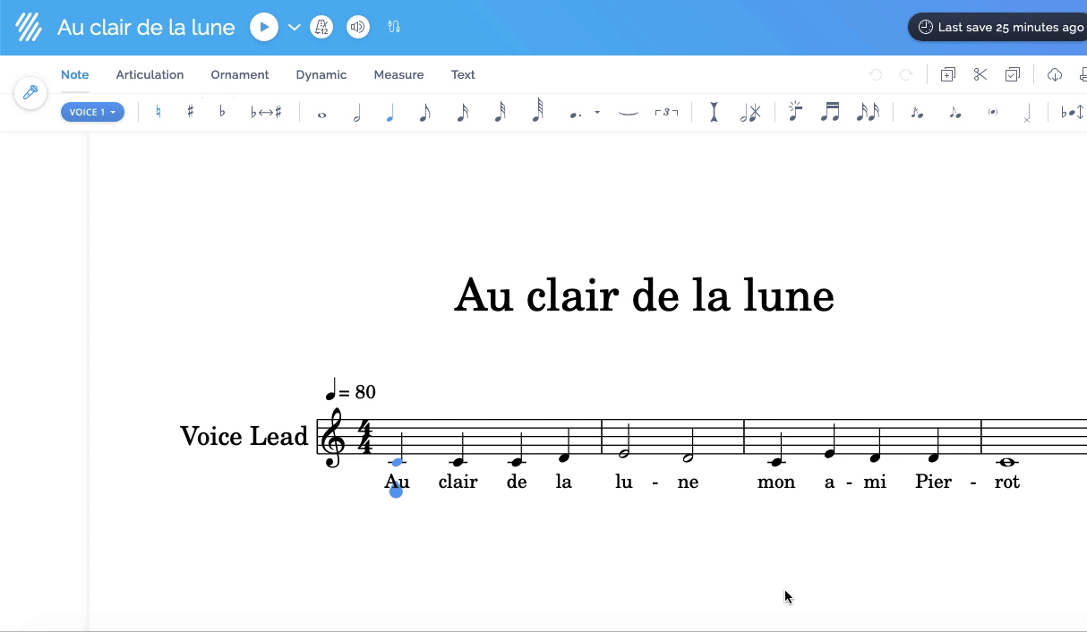 Opening Instrument Settings