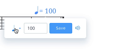 Changing the beat unit