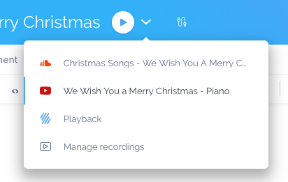 Toggle between tracks
