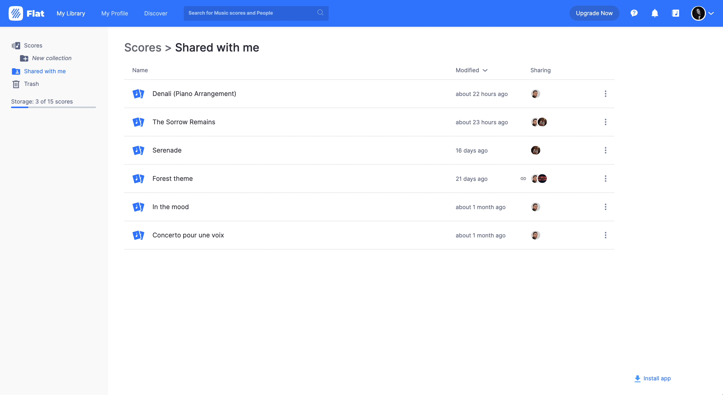 Drag and drop to import scores