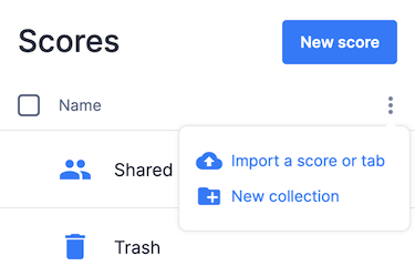 Import and edit sheet music on mobile